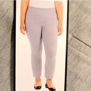 HILARY Radley Built in tummy control panel Pants Size XXL NWT Heather Light Grey